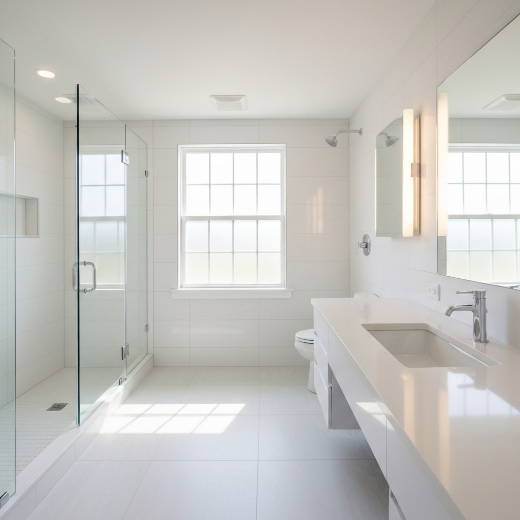 Bathroom after renovation